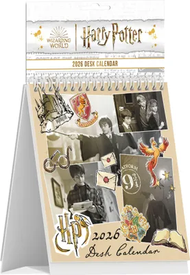 Produktbild von HARRY POTTER - Tischaufstellkalender im Format 16 x 17