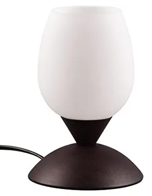 Immagine prodotto di Lampada da tavolo CUP II marrone e bianca, 1xE14x40W, vetro, dimensioni: 18x12x12 cm, IP20, RL