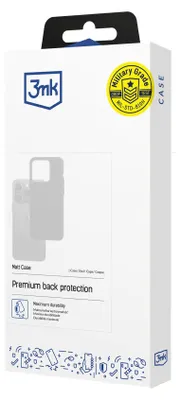 Produktbild von Handyhülle für Galaxy S26 Plus, 3mk Matt Case, Schwarz