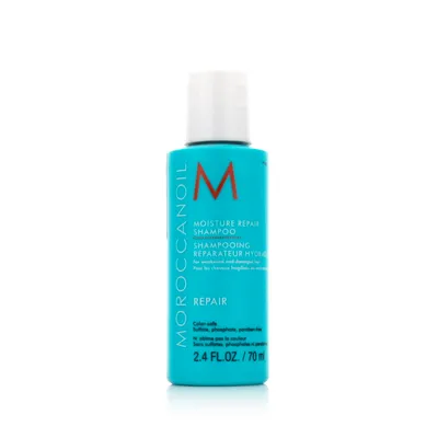 Imagen del producto de Moroccanoil Moisture Repair, 70 ml, Champú, Uso doméstico, Para mujeres, Cabello dañado, Cabello seco, Apto para todo tipo de coloración