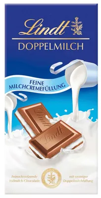 Produktbild von Lindt Doppelmilch Tafel 100g