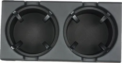 Produktbild von Car Front Center Konsole Drink Cup Halter + Muenzhalter Tray fuer BMW 3Series E46 1998-2004 Schwarz