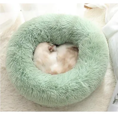 Immagine prodotto di Cuccia in peluche per cani e gatti, cuscino morbido e lavabile, ideale per animali domestici