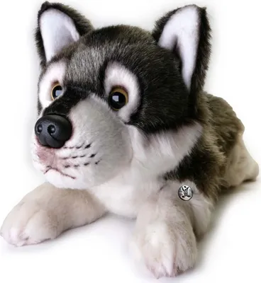 Produktbild von Wolf Plüschtier Kuscheltier liegend MARUK
