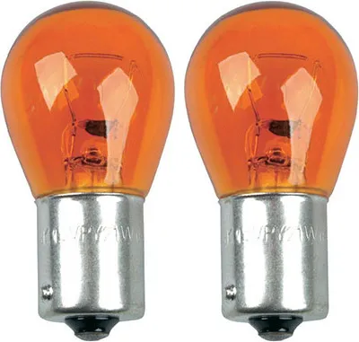 Produktbild von Orangene Blinkleuchten 12V 21W BAU15s versetzte Pins Neu