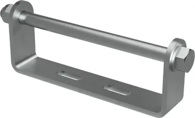 Produktbild von Kielrollenhalter mit Achse für Seitenrolle Sliprolle Kielrolle Bootstrailer verzinkt SUPROD, 200 mm