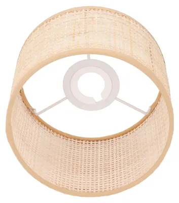 Rotan Lampenkap, handgewebt, E27/E14, 16x12 cm, rund