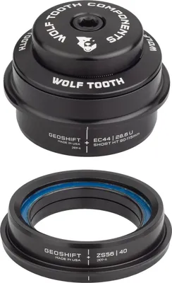 Obrázek produktu pro Hlavové složení Wolf Tooth GeoShift Performance, 2°, krátké, 1,5", EC44/28,6 | ZS56/40, černé