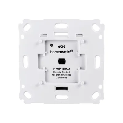 Produktbild von Homematic IP Wandtaster für Markenschalter - 2-fach | eQ-3 | HmIP-BRC2