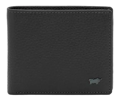 Produktbild von Portemonnaie THEO RFID Geldbörse 4+4 Kartenfächer schwarz Herren - Leder