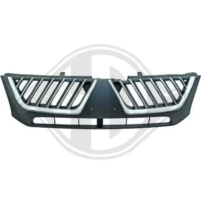 Produktbild von KÜHLERGRILL KÜHLERGITTER Grill Gitter chrom/schwarz