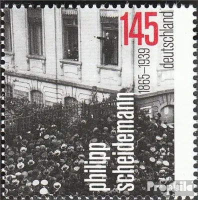 Produktbild von Briefmarken BRD (BR.Deutschland) 2015 Mi 3165 (kompl.Ausg.) postfrisch Philipp Scheidemann