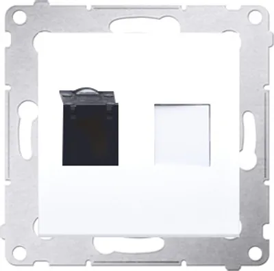 Obrázek produktu pro Kontakt-Simon D61.01/11, Bílá, Plast, IP20, 75 mm, 37 mm, 75 mm
