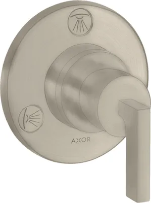 Produktbild von Ab-/Umstellventil AXOR CITTERIO T/Q UP mit Hebelgriff brushed nickel brushed nickel