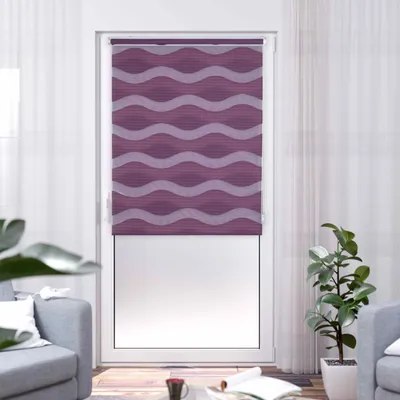 Klemmfix Doppelrollo Golf bordeaux 95x150 cm