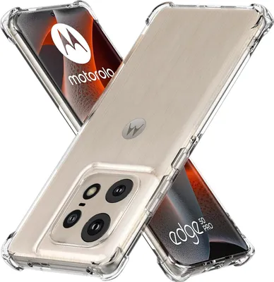 Obrázek produktu pro Pouzdro pro Motorola Edge 50 Pro Průhledné Měkké TPU Bumper, Nárazuvzdorné Ochranné Pouzdro