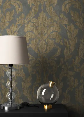 Produktbild von NEWROOM Tapete Marcelo 2 Muster Schwarz Vliestapete - Barock Ornament  Germany