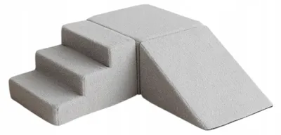 Produktbild von Monio for Kids 3-teiliger Bouclé Spielplatz Grau