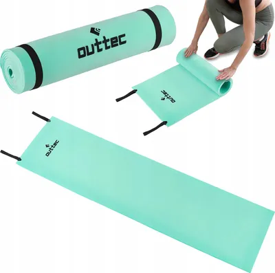 Obrázok produktu pre Outtec® karimatka na spanie, turistická karimatka, karimatka do stanu, karimatka na spanie - 180x50 cm - pre outdoor, stan, kempovanie, turistiku, piknik - penová karimatka