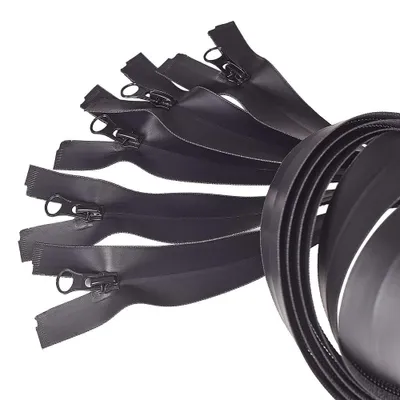 Produktbild von 5er Set Nylon Reißverschlüsse - Wasserdicht - 80cm