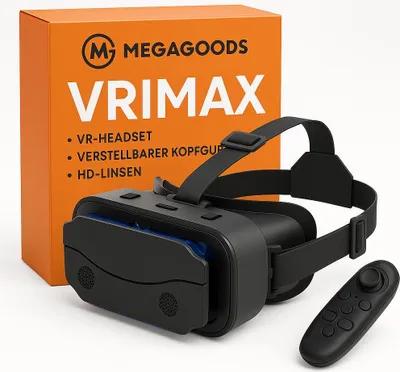 Produktbild von VR Headset 3D Brille für Smartphones Gaming Virtual Reality DE.