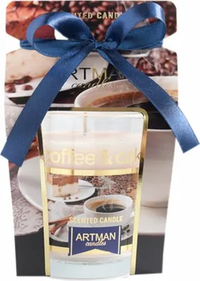 Obrázek produktu pro Nohel Garden Svíčka ve skle COOKIES Coffee-vanilla vonná 180g
