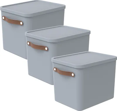 Produktbild von Aufbewahrungsbox 27L Maloja - Kunststoffbox mit Deckel - Stapelbox 40,0 x 29,0 x 29,5 cm - Plastikbox Ordnungsbox Allzweckkiste