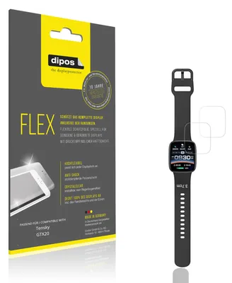 Image de 2x Film de protection d'écran pour Tensky GTX20, recouvre 100% de l'écran, dipos Flex