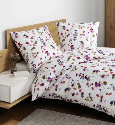 Produktbild von Janine Design Mako-Satin-Bettwäsche-Garnitur 42167 modern art S Farbe multicolor Größe 155x200+80x80