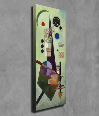 Image de Wallity, PC189- VGA1277, Coloré, tableaux sur toile, 30 x 80 cm, 100% toile