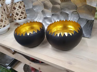 Produktbild von Gilde Metall Zackenschale