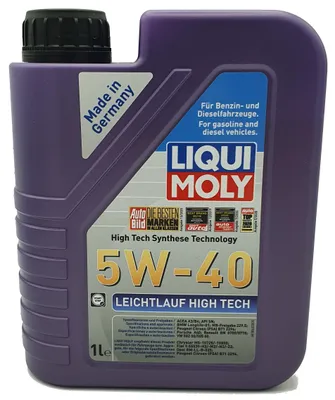 Immagine prodotto di Liqui Moly Leichtlauf High Tech 5W 40 Olio motore Premium a bassa rumorosità 1 litro