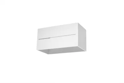 Produktbild von SOLLUX lighting Lobo Maxi Wandleuchte Minimalistische Indoor-Wandleuchte Effekte de Light G9 Glühbirne austauschbar 2 x 40 W 2 x 12 W LED Hergestellt aus Aluminium White 20 x 12 x 10 cm