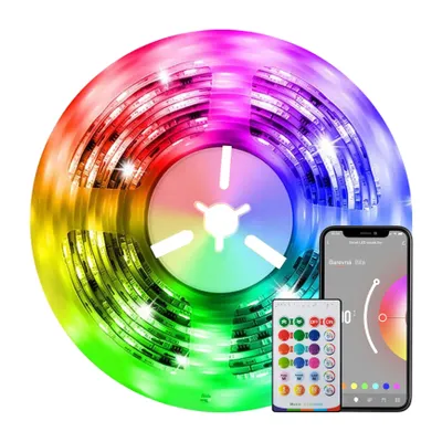 Obrázok produktu pre Immax NEO LITE Smart LED pásik 5 m, RGB+CCT, farebný+stmievateľný, WiFi, diaľkové ovládanie, HUDBA