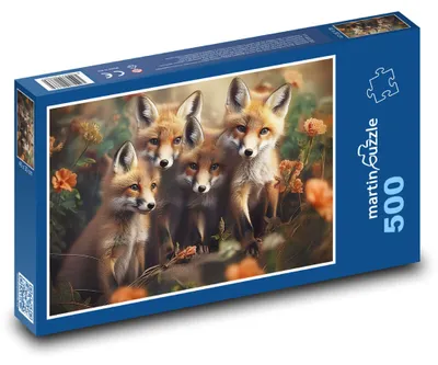 Obrázek produktu pro martinpuzzle - Puzzle 500 - Malé lišky