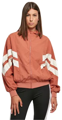 Immagine prodotto di Urban Classics - Giacca a pipistrello in terracotta/bianco da donna - XL