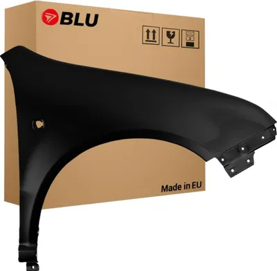 Zdjęcie produktu dla BLU Błotnik Premium pasujący do Skoda Fabia I (6Y) 9910 Prawy Czarny SchwarzMagie | 1999-2007 | Przedni Przód | Lakierowany | Gotowy do montażu | Ocynk