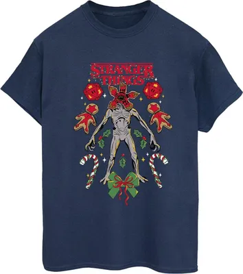 Produktbild von Netflix - "Stranger Things" T-Shirt für Damen BI44218 (M) (Marineblau)