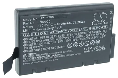 Produktbild von vhbw Akku kompatibel mit Kanomax 3910 Messgerät (6600 mAh, 10,8 V, Li-Ion)