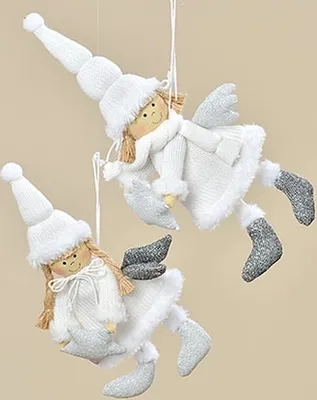 Produktbild von 2 x Dekohänger MARIELE Weihnachtshänger Fenster-Baum-Dekoration