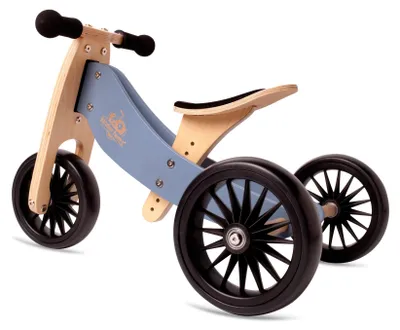 Produktbild von Kinderfeets Tiny Tot Plus 2 in 1 Bike Kinder Laufrad, Taubenblau