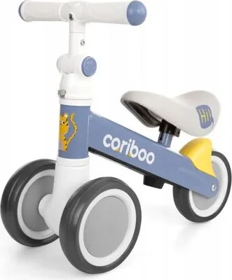 Obrázek produktu pro Odrážedlo MOVINO Cariboo® FRIENDS - již od 1 roku, modro-šedé