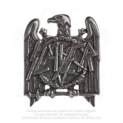 Produktbild von Slayer - Eagle Pin -Abzeichen - Silber