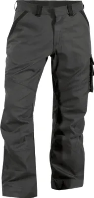 A pair of work pants shown from the front.
