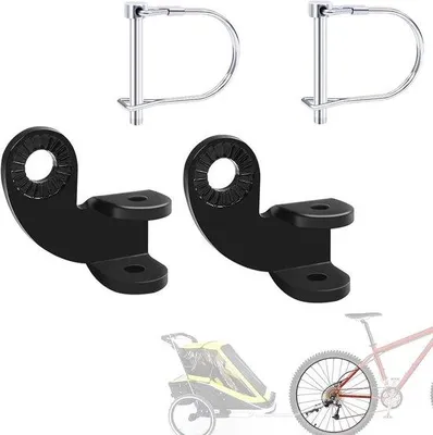 Productafbeelding van Fietstrekhaak - universeel voor kinderkar, hondenkar - 2 stuks