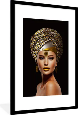 Produktbild von MuchoWow® MuchoWow® Gerahmtes Poster Frauen - Accessoires - Gelb 60x90 cm - Poster mit zchwarzem Bilderrahmen - Dekoration - Wandposter Wohnzimmer - Hochwertig