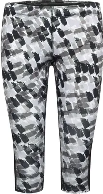 Produktbild von Ladies' Sports 3/4 Tights 3/4 Lauftights black-printed/black, Gr. S
