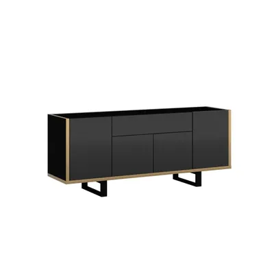 Obrázek produktu pro BETTSO Moderní RTV skříňka do obývacího pokoje 4D1SZ QUIN Black