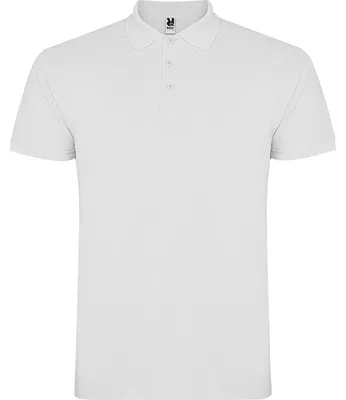 Image de Roly - Polo « Star » pour homme LT5493 (M) (blanc)