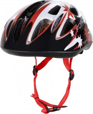 Produktbild von Force Lark Helm für Kinder schwarz-rot-weiß größe M (54 58 cm) 902215